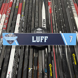 LUFF UNSIGNED NAMEPLATE