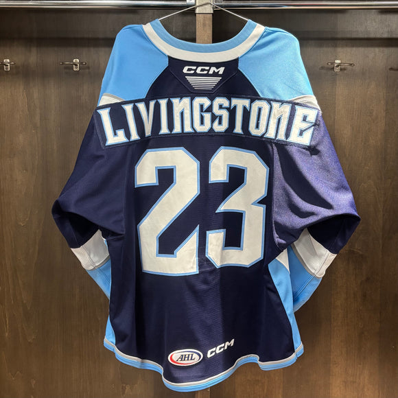 LIVINGSTONE NAVY 24-25 AUTHENTIC JERSEY