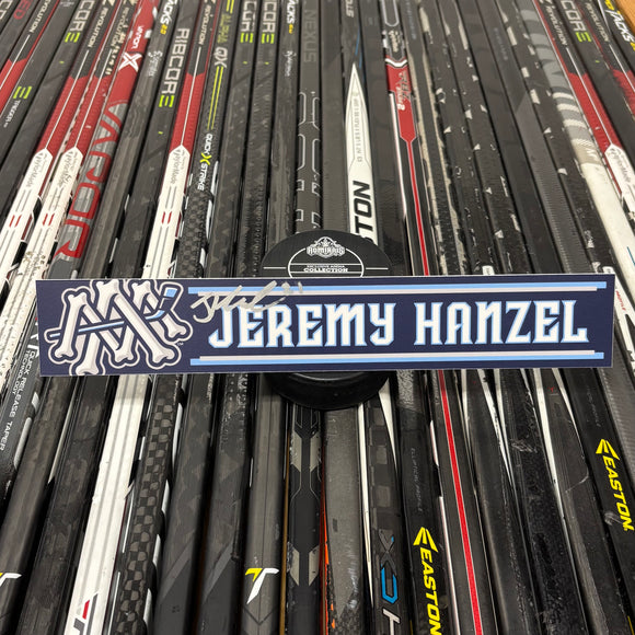 HANZEL NAVY 23-24 SIGNED NAMEPLATE