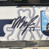 BANCROFT WHITE PLAYOFFS 25-26 SIGNED NAMEPLATE