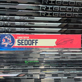 SEDOFF RED-FAUX 25-26 SIGNED NAMEPLATE