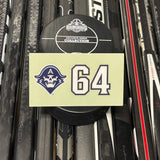 BLANK #64 UNSIGNED NAMEPLATE