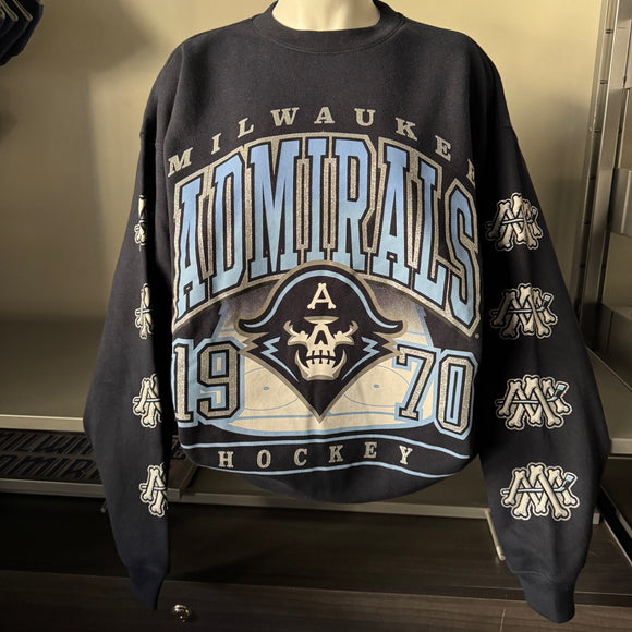 LADIES SWEATSHIRT CREW GO BIG