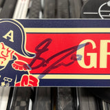 LUCE FX-NAVY 23-24 SIGNED NAMEPLATE