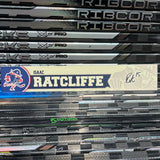 RATCLIFFE CREAM-FAUX 25-26 SIGNED NAMEPLATE