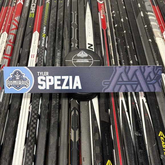 SPEZIA UNSIGNED NAMEPLATE