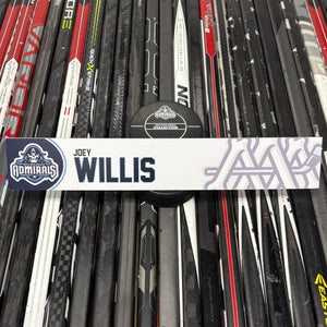 WILLIS UNSIGNED NAMEPLATE