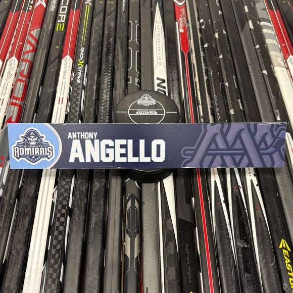 ANGELLO UNSIGNED NAMEPLATE