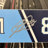 TENNYSON LT BLUE PLAYOFF 21-22 SIGNED NAMEPLATE