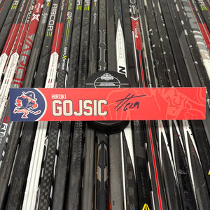 GOJSIC FX-RED 24-25 SIGNED NAMEPLATE