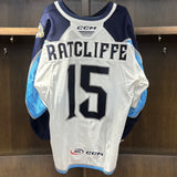 RATCLIFFE WHITE 25-26 AUTHENTIC JERSEY