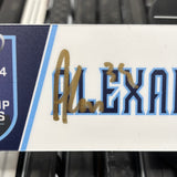 CAMPBELL WHITE PLAYOFF 23-24 SIGNED NAMEPLATE