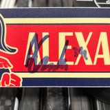 CAMPBELL FX-NAVY 23-24 SIGNED NAMEPLATE