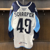 SCHAEFER WHITE 25-26 AUTHENTIC JERSEY