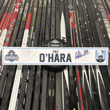 O'HARA PLAYOFF 24-25 SIGNED NAMEPLATE