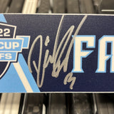 FARRANCE NAVY PLAYOFF 21-22 SIGNED NAMEPLATE