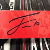 FRASCA FX-RED 24-25 SIGNED NAMEPLATE