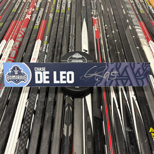 DE LEO NAVY 24-25 SIGNED NAMEPLATE