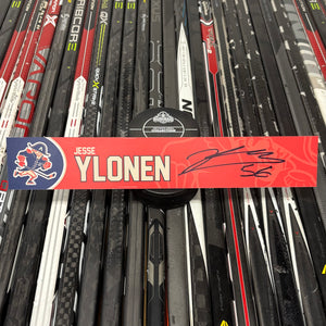 YLONEN FX-RED 24-25 SIGNED NAMEPLATE