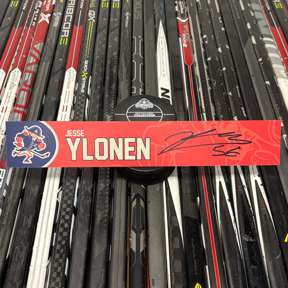 YLONEN FX-RED 24-25 SIGNED NAMEPLATE