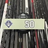 BLANK #50 UNSIGNED NAMEPLATE