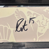 RATCLIFFE CREAM-FAUX 25-26 SIGNED NAMEPLATE