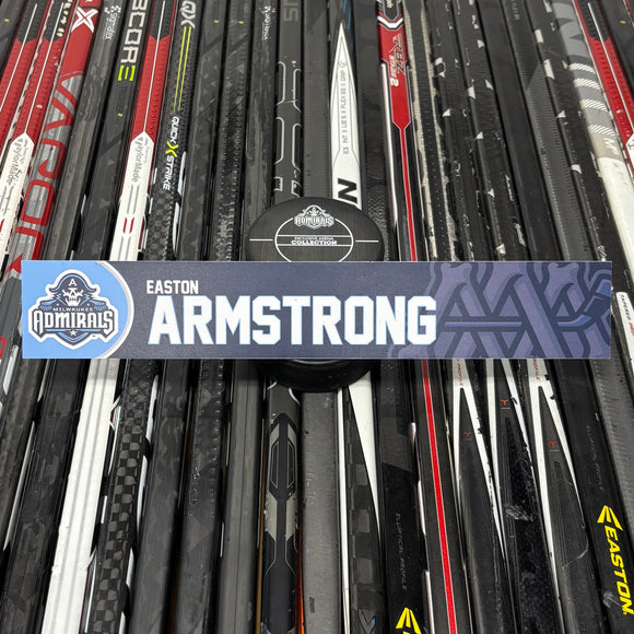 ARMSTRONG UNSIGNED NAMEPLATE