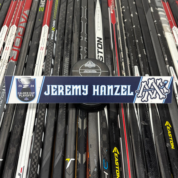 HANZEL UNSIGNED NAMEPLATE