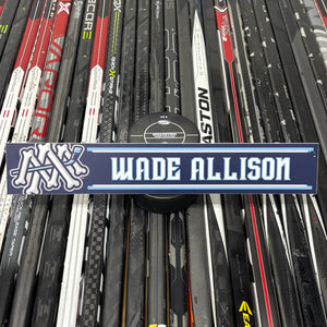 ALLISON UNSIGNED NAMEPLATE