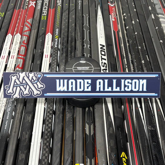 ALLISON UNSIGNED NAMEPLATE