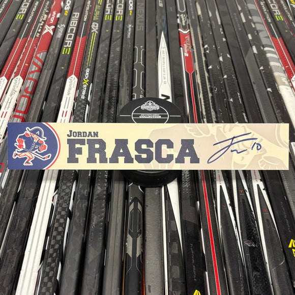FRASCA FX-CREAM 24-25 SIGNED NAMEPLATE