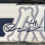 EDSTROM WHITE PLAYOFFS 25-26 SIGNED NAMEPLATE