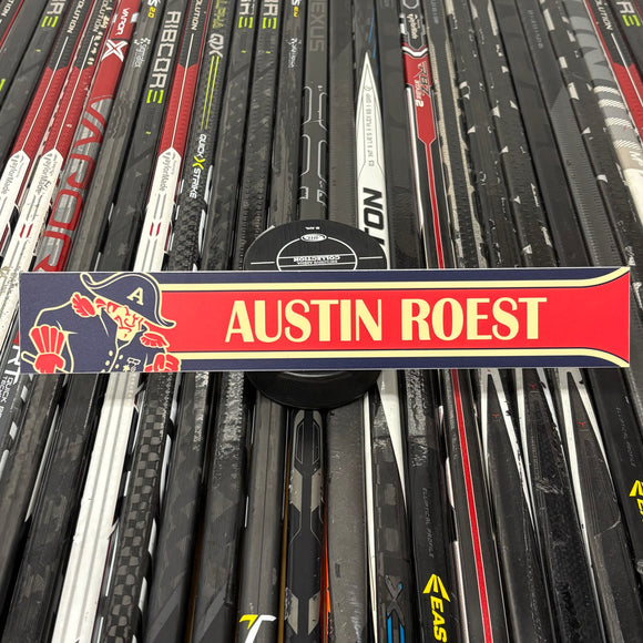 ROEST UNSIGNED NAMEPLATE