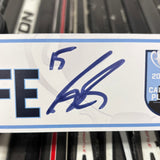 RATCLIFFE PLAYOFF 24-25 SIGNED NAMEPLATE