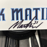 MATIER WHITE PLAYOFF 23-24 SIGNED NAMEPLATE