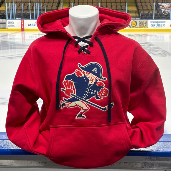 SWEATSHIRT LACER RED FAUX