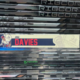 DAVIES UNSIGNED NAMEPLATE