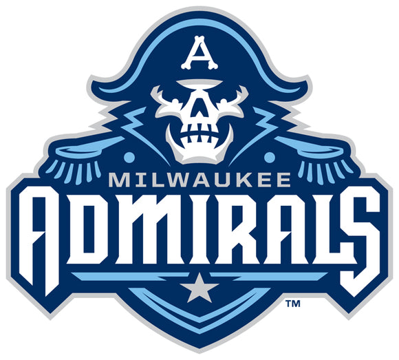 RARE Milwaukee Admirals RED Bauer Jersey Size Adult XL IHL AHL