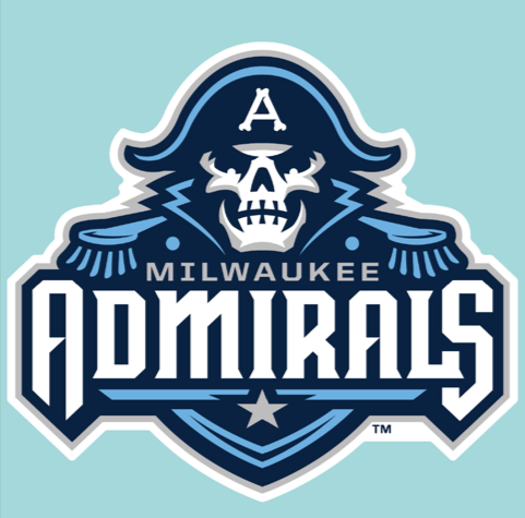 Milwaukee Admirals Adult Primary Logo Long Sleeve Shirt