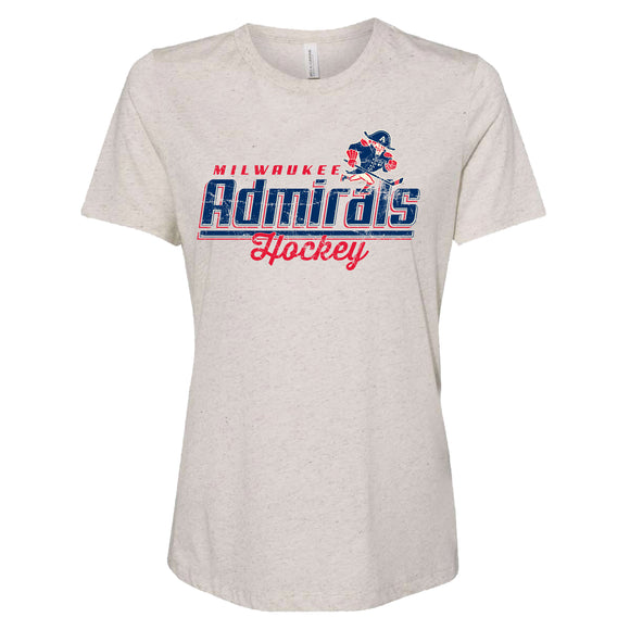 LADIES TEE GARNET FAUX