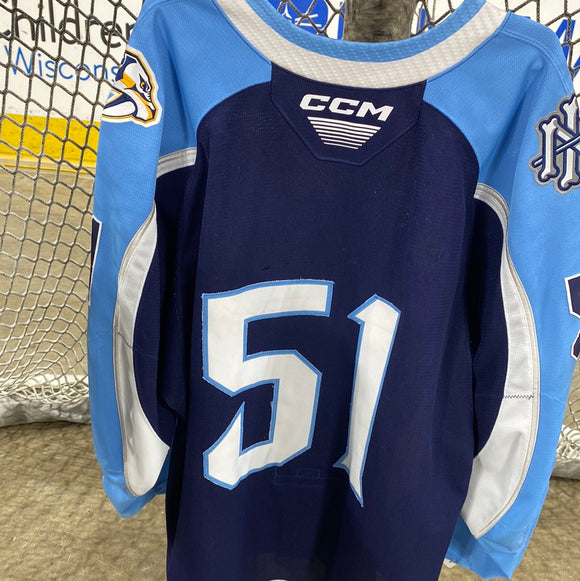 BLANK #5 NAVY 22-23 AUTHENTIC JERSEY