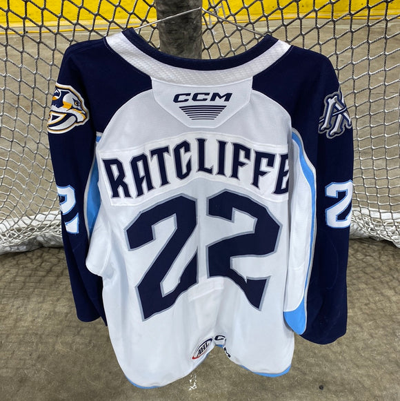 RATCLIFFE WHITE 22-23 AUTHENTIC JERSEY