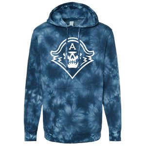 SWEATSHIRT TIE DYE NAVY CREST