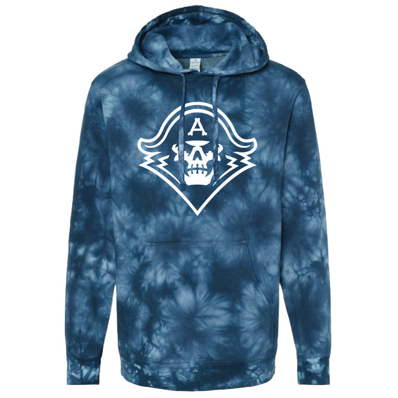 SWEATSHIRT TIE DYE NAVY CREST