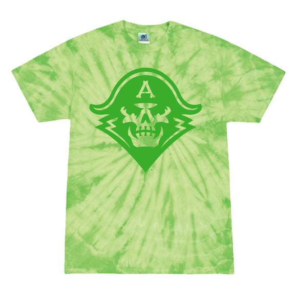 YOUTH TEE TIE DYE LIME CREST