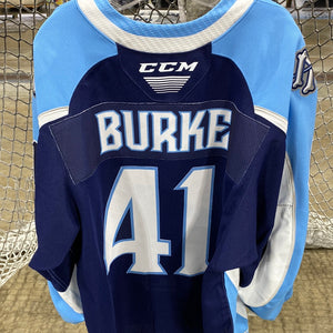 BURKE NAVY REGULAR SEASON 21-22 AUTHENTIC JERSEY