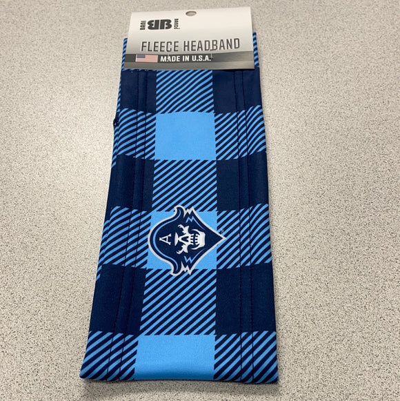HEADBAND FLEECE PLAID